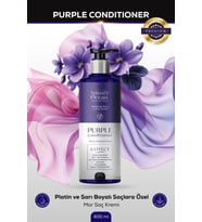 Serenity Ocean Mor Saç Kremi Sarı, Gümüş, Bakır, Platin Saçlar Için Vegan Formül Mor Saç Kremi 400ml (CONDİTİONER)