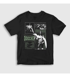Presmono Unisex Çocuk Siyah Alligator Bites Müzik Doechii T-Shirt 541322tt
