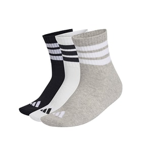 Adidas 3S Ess C Mid 3P Çorap (3 Çift) KC9618Çok Renkli