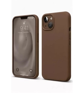 Durukar® iPhone 14 Kılıf First Silikon - Kahverengi