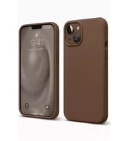 Durukar® iPhone 14 Kılıf First Silikon - Kahverengi