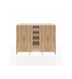 Hyperion Dolap 12 Raflı 4 Kapaklı 220x44x163 Aytaşı-Çam