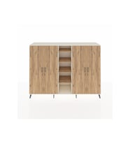 Hyperion Dolap 12 Raflı 4 Kapaklı 220x44x163 Aytaşı-Çam