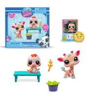 Hasbro Littlest Pet Shop 2'li Paketa 00586 G7#93-G7#92 ZÜRAFA-TEMBEL HAYVAN