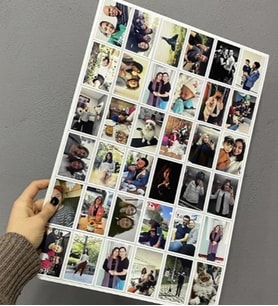 KİŞİYE ÖZEL FOTO KART 36 ADET 5X7,5