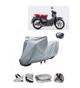 Honda C125 Super Cub Su Geçirmez Motosiklet Brandası ARKA ÇANTA UYUMLU