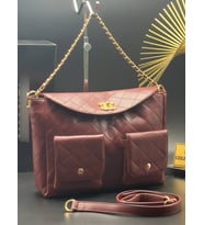 Kadın Çift Askılı Kapitone Desenli Çanta 23/35 cm (07)