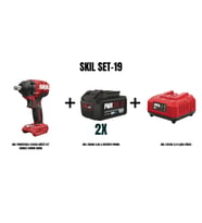 SKIL Set-19 ( SKIL POWERTOOLS AKÜLÜ 1/2" DARBELİ SOMUN SIKMA+2x4,Ah Li BATARYA PROMO+ŞARJ CİHAZI)