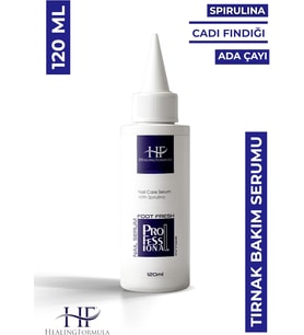Nail Serum Spirulina, Cadı Fındığı, Adaçayı, Civanperçemi ve Meyan Kökü ile Tırnak Bakım Serumu, 120 ml