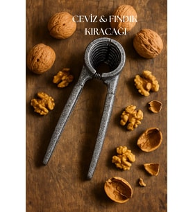 Ceviz Fındık Kırıcı - Dayanıklı Döküm Gövde