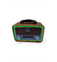 ATASBEY RT-653 Klasik Çok Satan Solar Enerjili Fenerli , Nostalji Bluetooth/USB/Sd/ Radyo Mp3 Player Müzik Kutusu