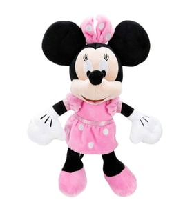 Lisanslı Orijinal 36cm. Minnie Core Peluş - Yumuşacık ve Sevimli! (Pembe)