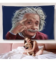 Albert Einstein Duvar Örtüsü-7252