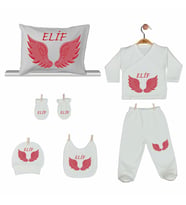 Pia Baby Gl 2205 İsme Özel Yastık Zıbın Set