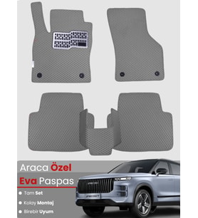 JAECOO 7 4X4 (2024-2025) Uyumlu EVA Paspas Tam Set–Araca Özel,Kolay Montaj,Su Geçirmez