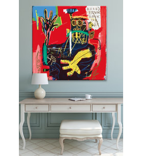 After Jean Michel Basquiat Untitled Kanvas Tablo