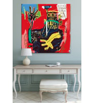 After Jean Michel Basquiat Untitled Kanvas Tablo