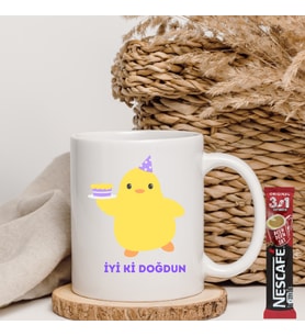 Doğum Günü Kupa Bardak Kahve Hediyeli