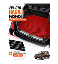 DACİA DUSTER (2009-2017) Uyumlu EVA Bagaj Paspası Araca Özel Kırmızı