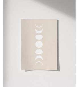 Çerçevesiz Poster Ayın Ritmi