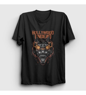 Presmono Unisex Siyah Wolf Hollywood Undead T-Shirt 150121tt