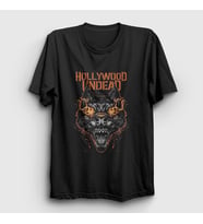 Presmono Unisex Siyah Wolf Hollywood Undead T-Shirt 150121tt