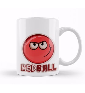 Red Ball 4 The Red  Ball Kupa Bardak Porselen
