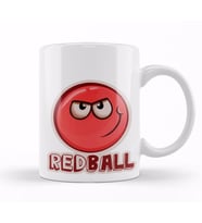 Red Ball 4 The Red  Ball Kupa Bardak Porselen