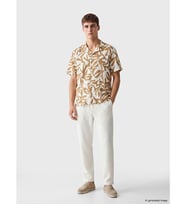 LCW Vision Beyaz Regular Fit Dokulu Erkek Pantolon