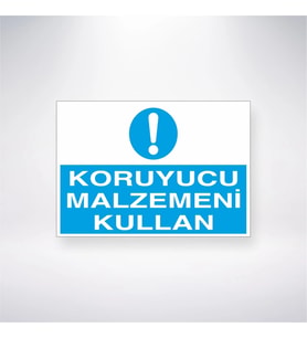 Koruyucu Malzemeni Kullan