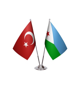 Cibuti İkili Masa Bayrağı
