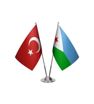 Cibuti İkili Masa Bayrağı