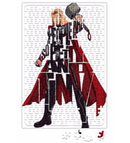 Thor Typography Puzzle 240 Parça Yapboz