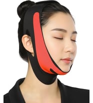 Korsesi Çene Boyun Bandı, Horlama Önleyici ve Gıdı Toparlayıcı Maske, Unisex - ELİLOM