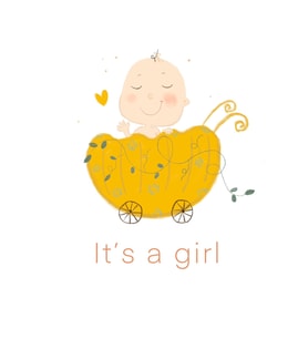 Konsept Tebrik Kartı Set-It’s A Baby Set,Girl,Boy