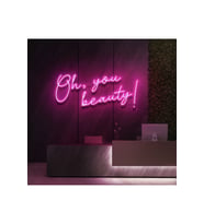 Oh,You Beauty! Yazılı Neon Tabela