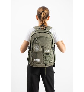 Unisex, Ultra Hafif, Çok Cepli, Sırt Çantası Haki Yeşil Model: (VNT-9B)