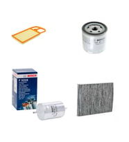 Bosch Filtre Bakım Seti Volkswagen Golf 4 1.4 Benzin 75 Beygir 1998-2003 Hava + Yağ F + Yakıt F. + Polen Sardes