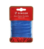 Singer Mavi Saten Kurdele (10mm x 3m) 300-81