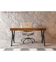 Lidya Ntconcept Masif Ağaç Çalışma Masası(75cm-120cm)