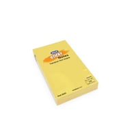 Mas Yapışkanlı Not Kağıdı 100 Sayfa 76x127mm Pastel Sarı 3655 (12 Koçan)