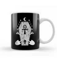 Grave Digger Creepy Punk Gothic Musician Kupa Bardak Porselen