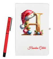 Kişiye Özel Yeni Yıl Hediyesi Defter ve Roller Kalem Seti