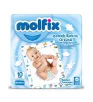 Nessiworld Molfix Bebek Bakım Örtüsü 60x60 10 Adet