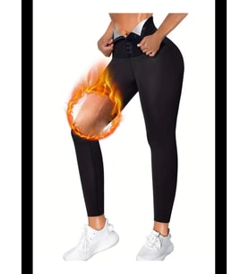 Night sauna termal toparlayıcı agraflı tayt 4409