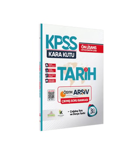 KPSS Önlisans-Ortaöğretim Tarihin Kara Kutusu 3.Cilt Dijital Çözümlü ÖSYM Çıkmış Soru Bankası