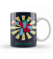 Captain Planet Retro Japanese Kupa Bardak Porselen
