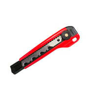 VIP-TEC VT875105VH Profesyonel Plastik Vidalı Kanca Tip Maket Bıçağı 18mm (Kırmızı)