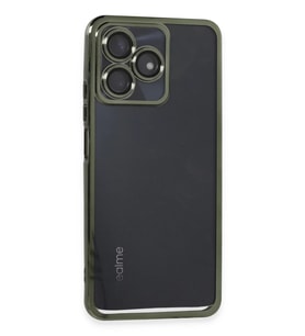 Realme C53 Kılıf Razer Lensli Silikon - Yeşil