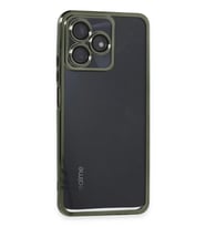 Realme C53 Kılıf Razer Lensli Silikon - Yeşil